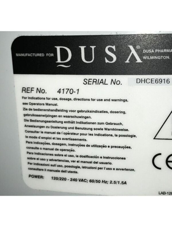Photodynamic THERAPY LAMP Dusa Blu-U Acne Skin Dermatology Beauty Treatment Blue