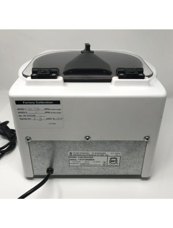 Centrifuge Horizon 614 B Drucker Diagnostics PRP Platelet Rich Plasma 614B