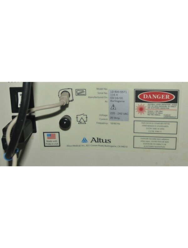 2000 Cutera Cool Glide Excel Long Pulse Nd:YAG 1064nm CoolGlide HR Hair Removal