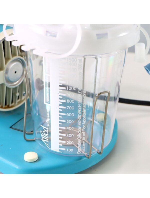 Schuco-Vac Portable Suction Aspirator w/ 1500 ml Canister, & Molded Base