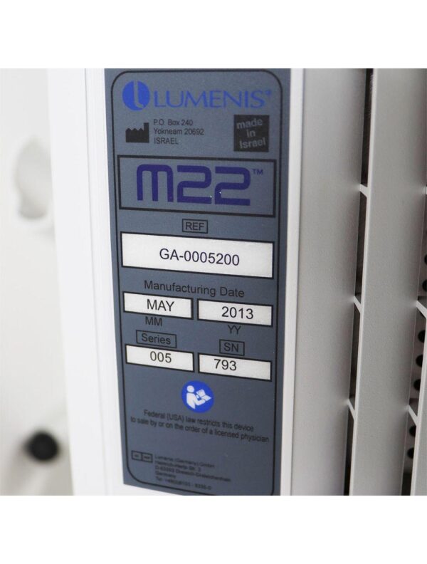 2013 Lumenis M22 Laser Universal IPL 1565 nm Acne Scar Skin Resurfacing System