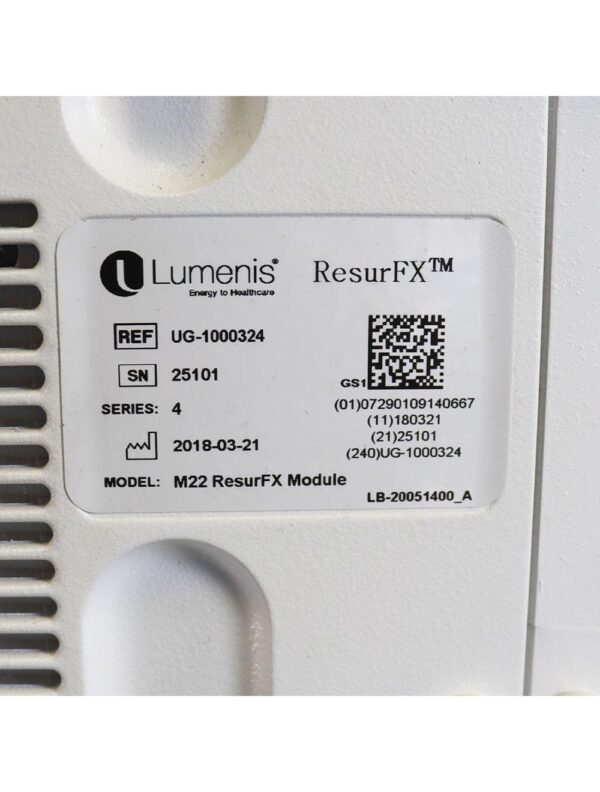 2018 Lumenis M22 Laser IPL Fully Loaded NdYag Q-Switched ResurFX System