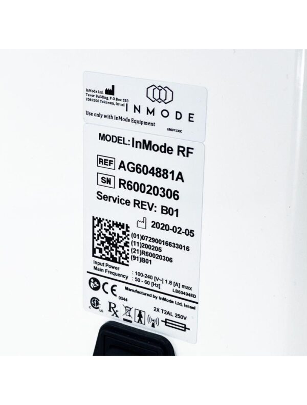 2020 InMode Embrace RF Face Neck Skin Tightening System AG604881A Accutite