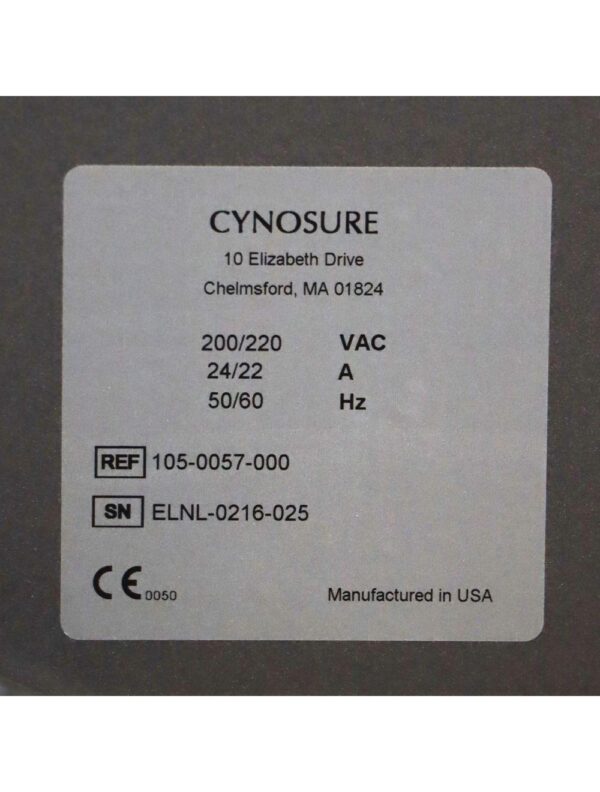 20240926135626-66f5680a8ddb4.jpg Cynosure Apogee Elite 105-0057-000 Lesions Hair Removal HR YAG 1064 755