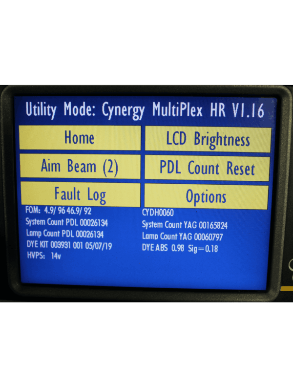 20240926143335-66f570bf97658.png Cynosure Cynergy Multiplex Pulsed Dye Nd YAG Laser Vascular Pigment Lesions 2006