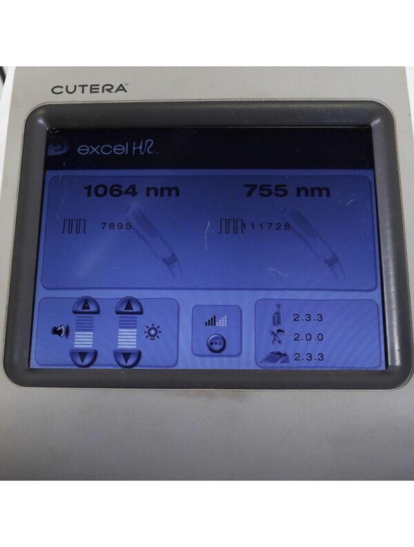 2017 Cutera ExcelHR Alexandrite Nd:YAG 755nm 1064nm Excel HR Laser System