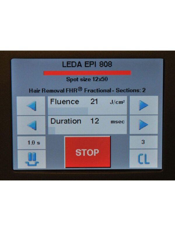 2012 Quantel Derma LEDA Table Diode Laser EPI 808 810 nm Hair Removal Fractional