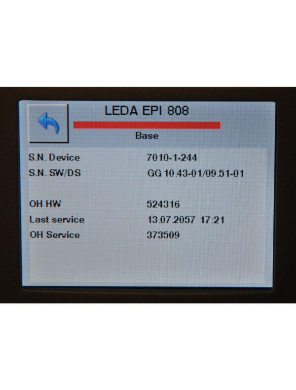 2012 Quantel Derma LEDA Table Diode Laser EPI 808 810 nm Hair Removal Fractional