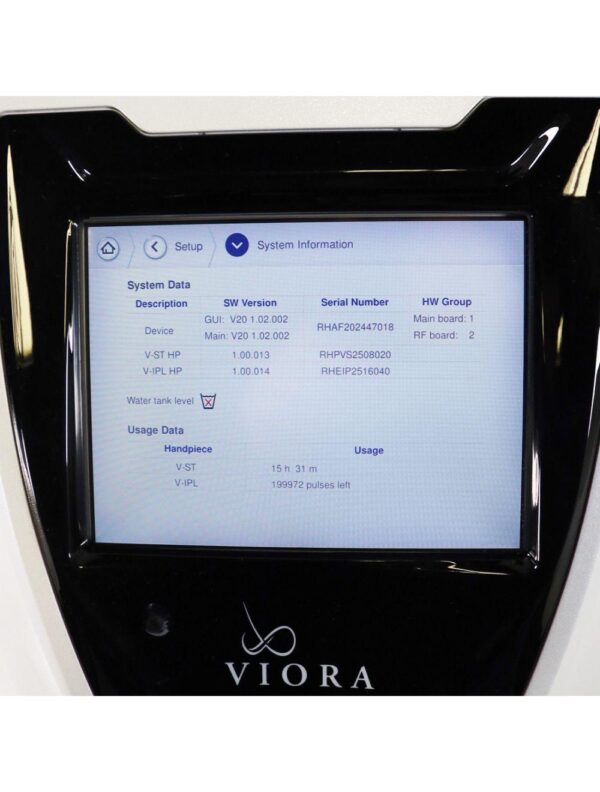 2021 Viora V20 IPL RadioFrequency Skin Tightening Acne Hair Removal Lesions RF