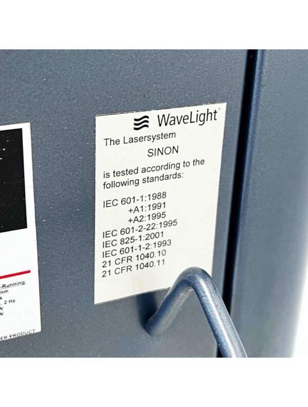 2009 Sinon WaveLight Ruby Laser 694nm Q-Switched Tattoo Pigmented Lesion Removal
