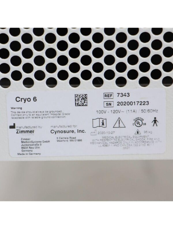 2021 Cynosure Elite+ Plus Aesthetic Workstation Laser w/ Zimmer Cryo 6 Device