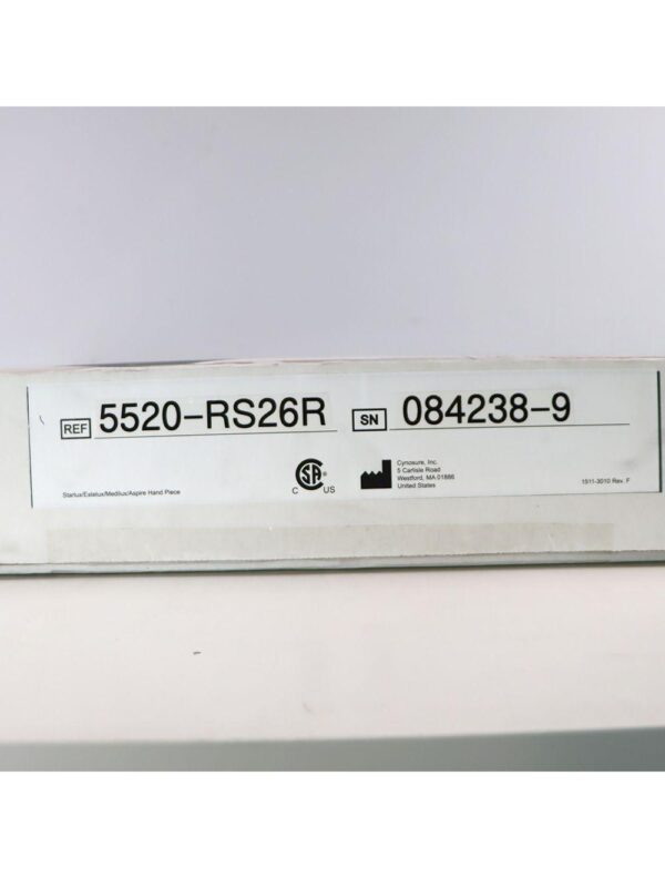 Palomar StarLux LuxRs 500 Handpiece Cynosure Factory Refurbished 084238-9 (0 Shots)