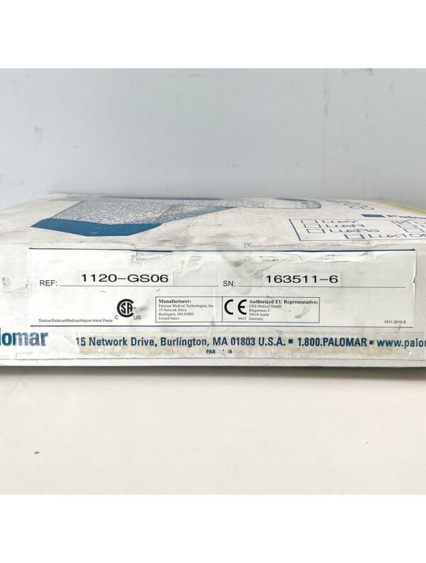 Palomar MediLux LuxG Handpiece Cynosure Factory Refurbished 163511-6 (0 Shots)