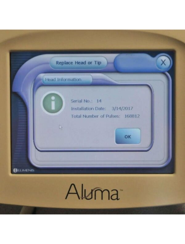 Lumenis Aluma RF Vacuum Handpiece Wrinkle Skin Tightening Applicator SA-0020530