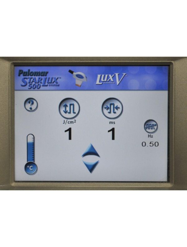 Palomar 2009 StarLux 500 LuxV Lux System V HandPiece LASER Cynosure LOW SHOWS!