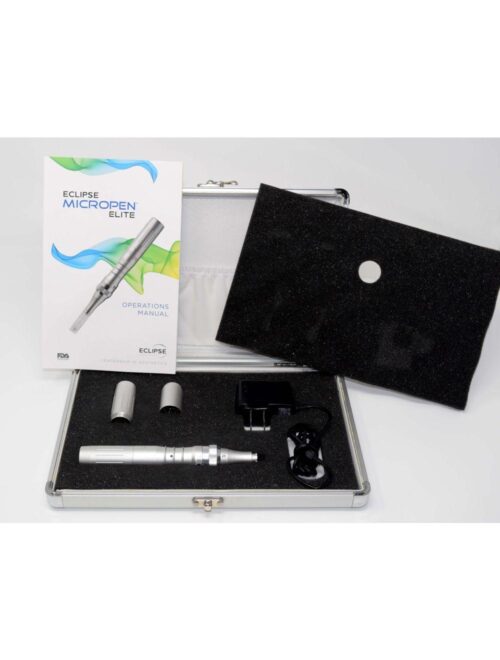 Eclipse Micropen Elite Aesthetics Silver MicroNeedling Pen - DEMO - w/ Brochures
