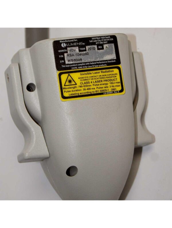 2010 Lumenis LightSheer HS High Speed Laser Hair Removal Handpiece - SA-1046260