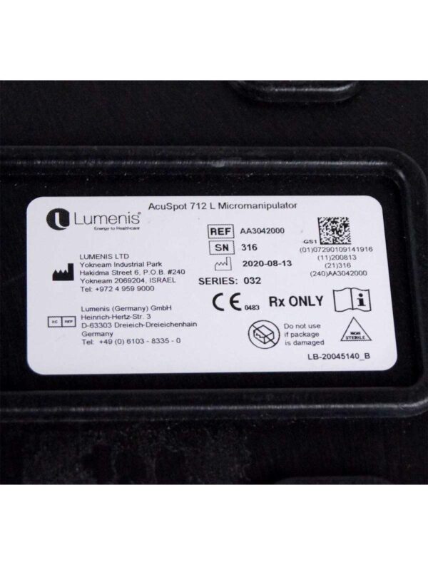 2020 Lumenis Sharplan AcuSpot 712L Micromanipulator CO2 Laser Aperture AA3042000
