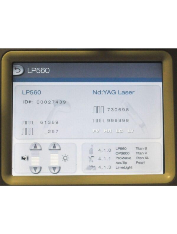 Cutera Xeo Solera Opus Laser LP560 Handpiece Benign Pigmented Lesions Lentigines