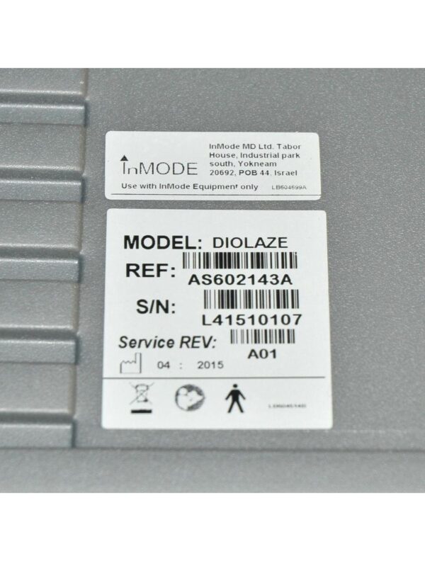InMode DioLaze HR 810 nm Diode Laser HandPiece Hair Removal Body Facial Clinical