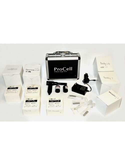 ProCell Therapies MicroNeedling Pen Skin Rejuvenation MicroChanneling w/Tips