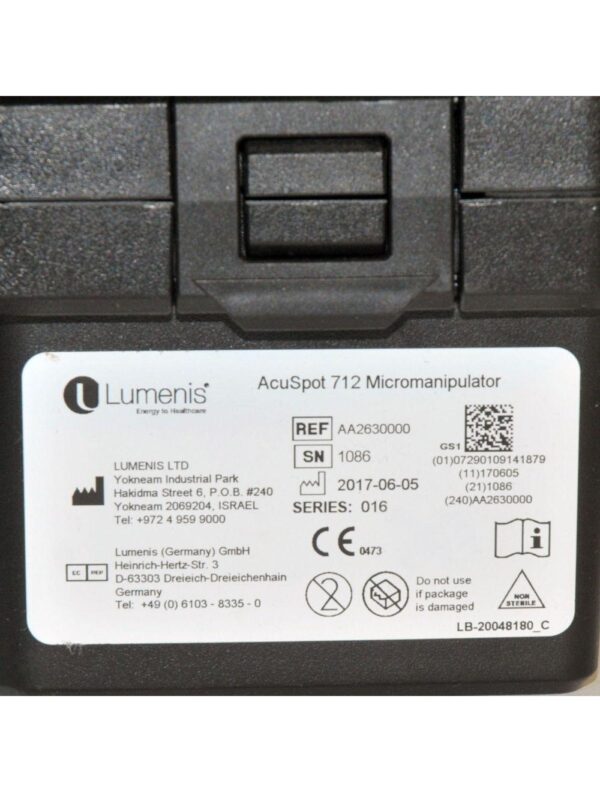Lumenis Sharplan AcuSpot 712 Micromanipulator CO2 Laser Aperture 200 mm - 400 mm