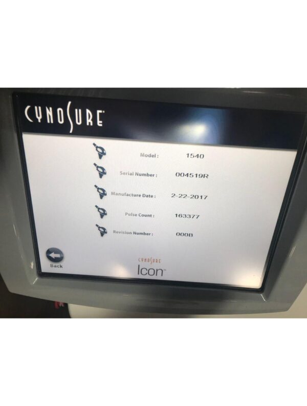 2017 Cynosure Palomar ICON 1540 Erbium Fractional Laser Handpiece 163K SHOTS