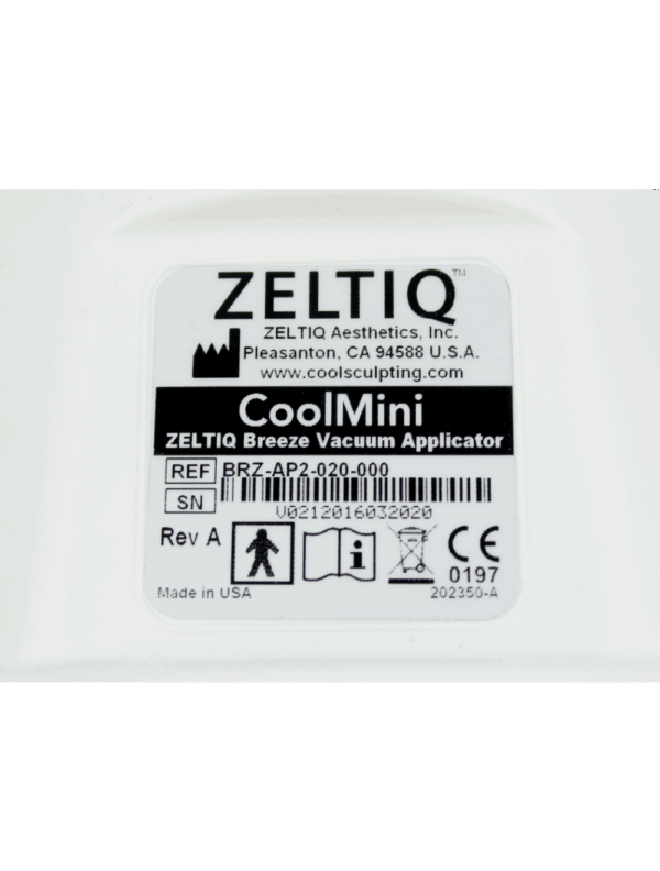 Zeltiq CoolSculpting CoolMini Breeze Vacuum Applicator BRZ-AP2-020-000 Cool Mini