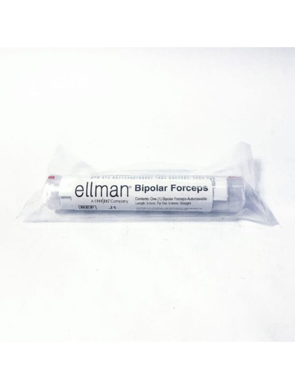Cynosure Ellman BIPOLAR FORCEPS J1 *SEALED NEW* Stainless Autoclavable Straight