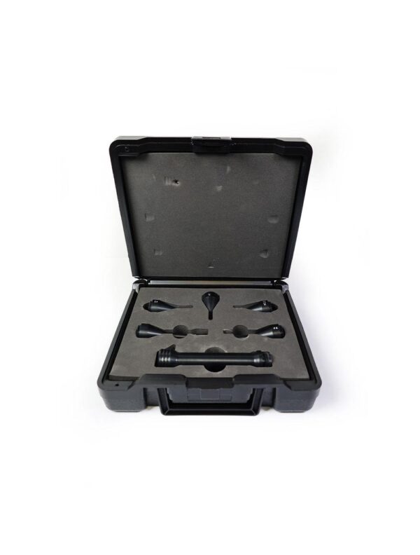 20240928154409-66f8244966b7f.jpg ESC Medical DERMA K Black CO2 Laser Handpiece Kit with 5 Tips AX6000500 w Case
