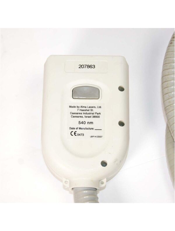 Alma Harmony Lasers 540nm HandPiece GREEN Vascular Pigmented Lesions IPL