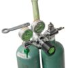 Oxygen Tanks 4500 Concoa Compressed Gas Regulator Rolling Mobile Stand Cylinder
