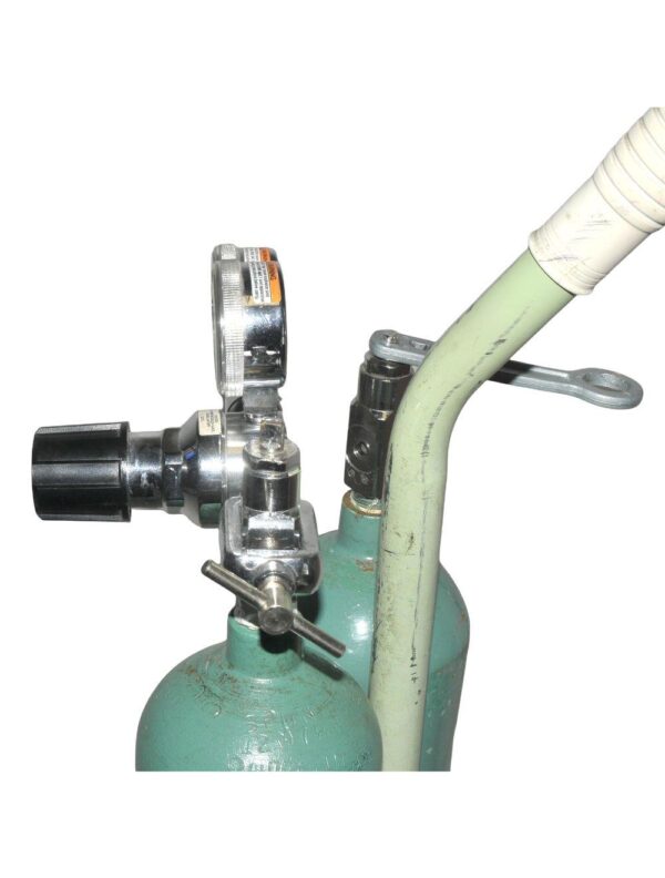 Oxygen Tanks 4500 Concoa Compressed Gas Regulator Rolling Mobile Stand Cylinder