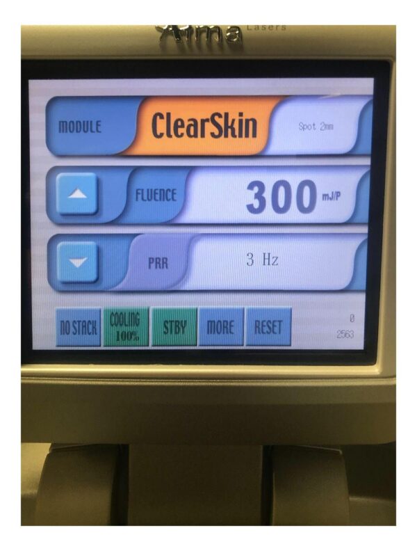 2016 Alma Harmony XL HXL Erbium 1540 Laser ClearSkin Cooled Handpiece 2.5K Shots