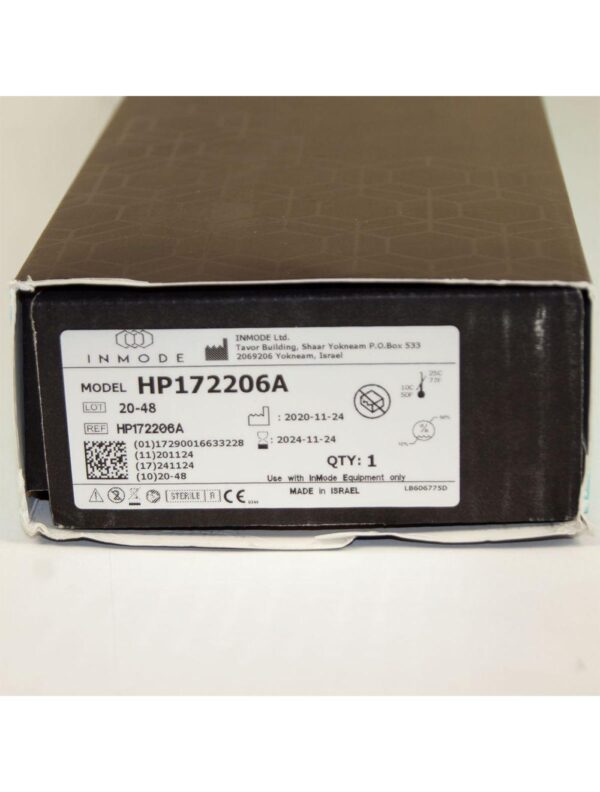 Inmode BodyTite Dual Sensor Applicator Handpiece HP172206A Exp 11/2024 (x1 Pc)